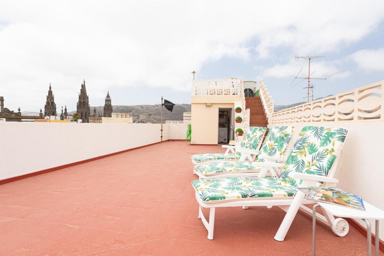 Homeforguest New Duplex With Rooftop Next To Arucas Cathedral Экстерьер фото